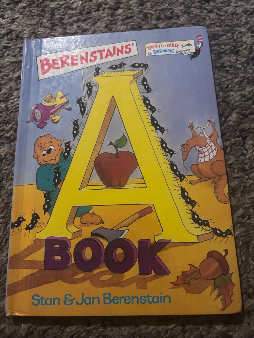 Berenstains' A Book - Bright Yellow & Purple Cover